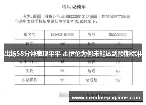 出场58分钟表现平平 霍伊伦为何未能达到预期标准 出场58分钟表现平平 霍伊伦为何未能达到预期标准