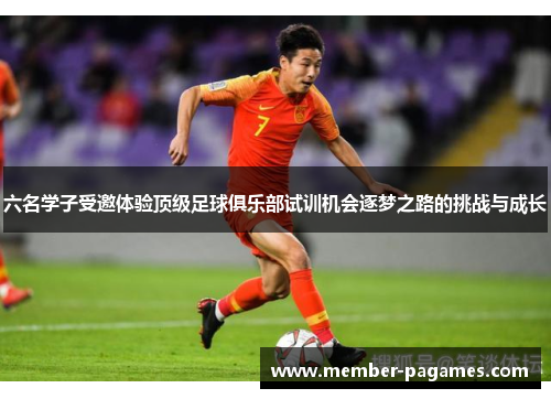 六名学子受邀体验顶级足球俱乐部试训机会逐梦之路的挑战与成长